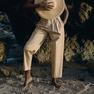 Doen Tan High-Waisted Trousers